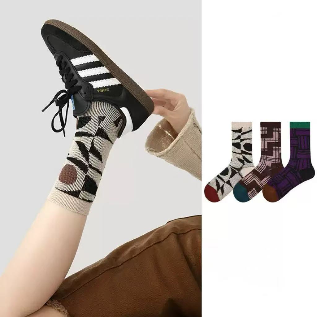 3-Pack Women's Vintage Mid-Calf Socks