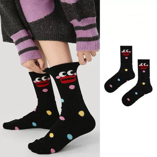 1-Pack Colorful Polka Dot Socks