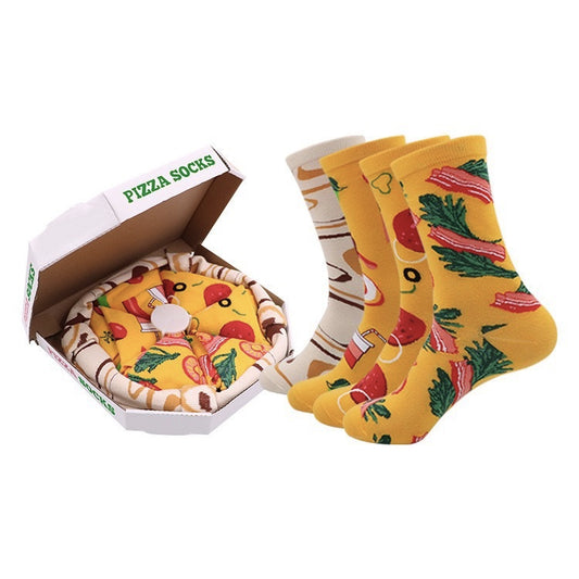 4-Pack Everyday pizza Socks