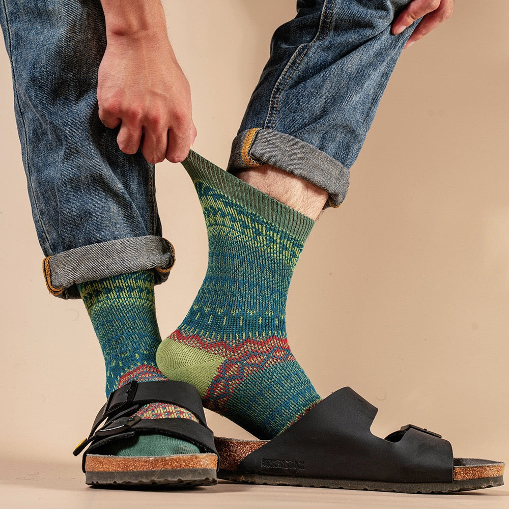 2-Pack Color-blocking stripes Socks