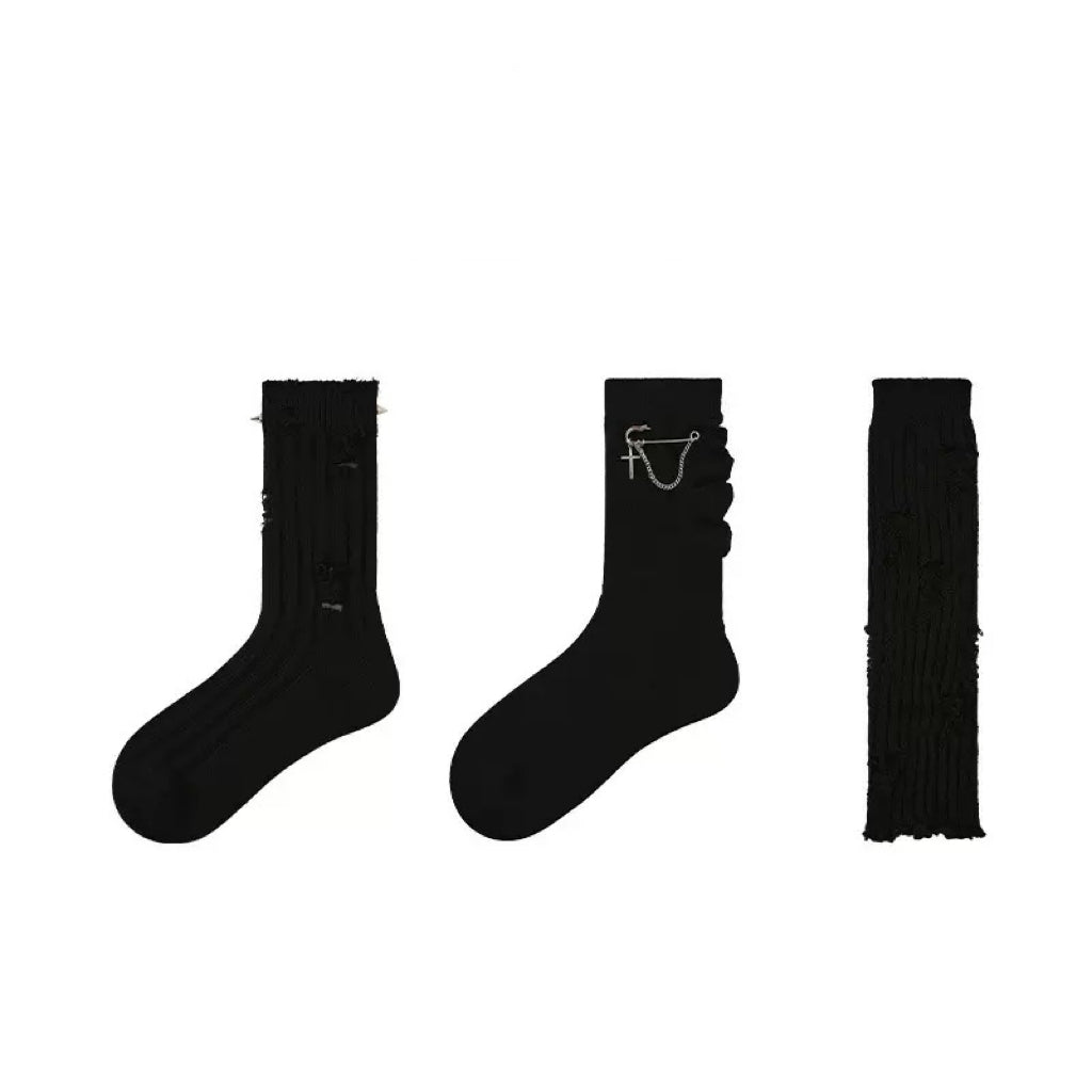3-Pack Women's Punk Socks