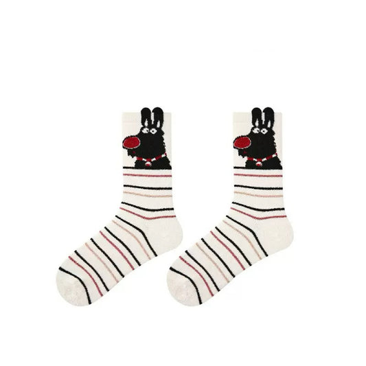 1-Pack Red-Nosed Puppy Socks