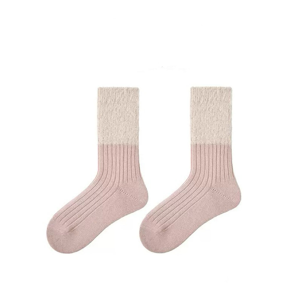 2-Pack Soft Mink-like velvet Socks