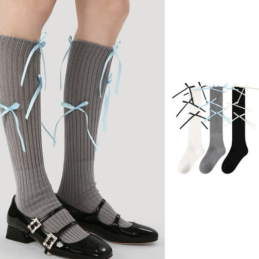 3 Park Ballet Style Bow Socks