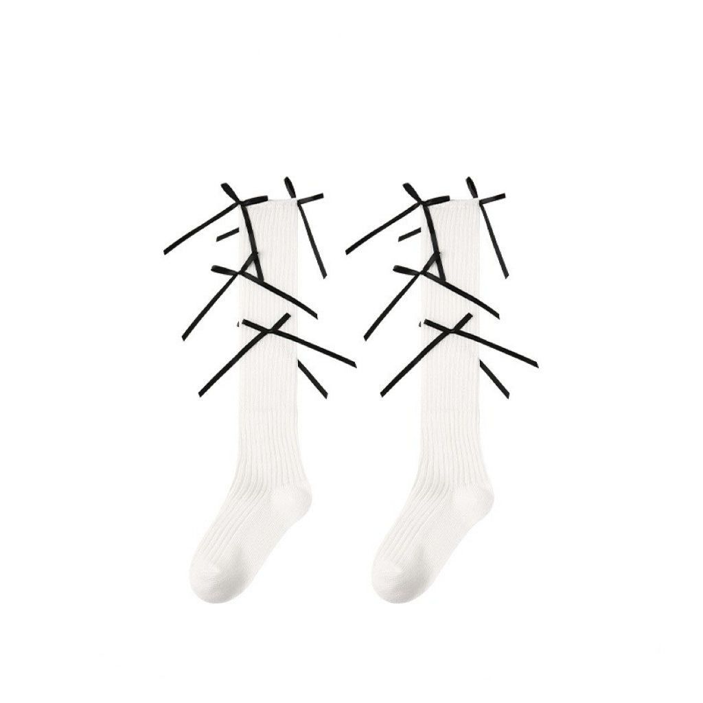 3 Park Ballet Style Bow Socks