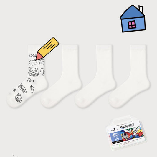 Kids 4-Pack Creative DIY Graffiti Gift Set