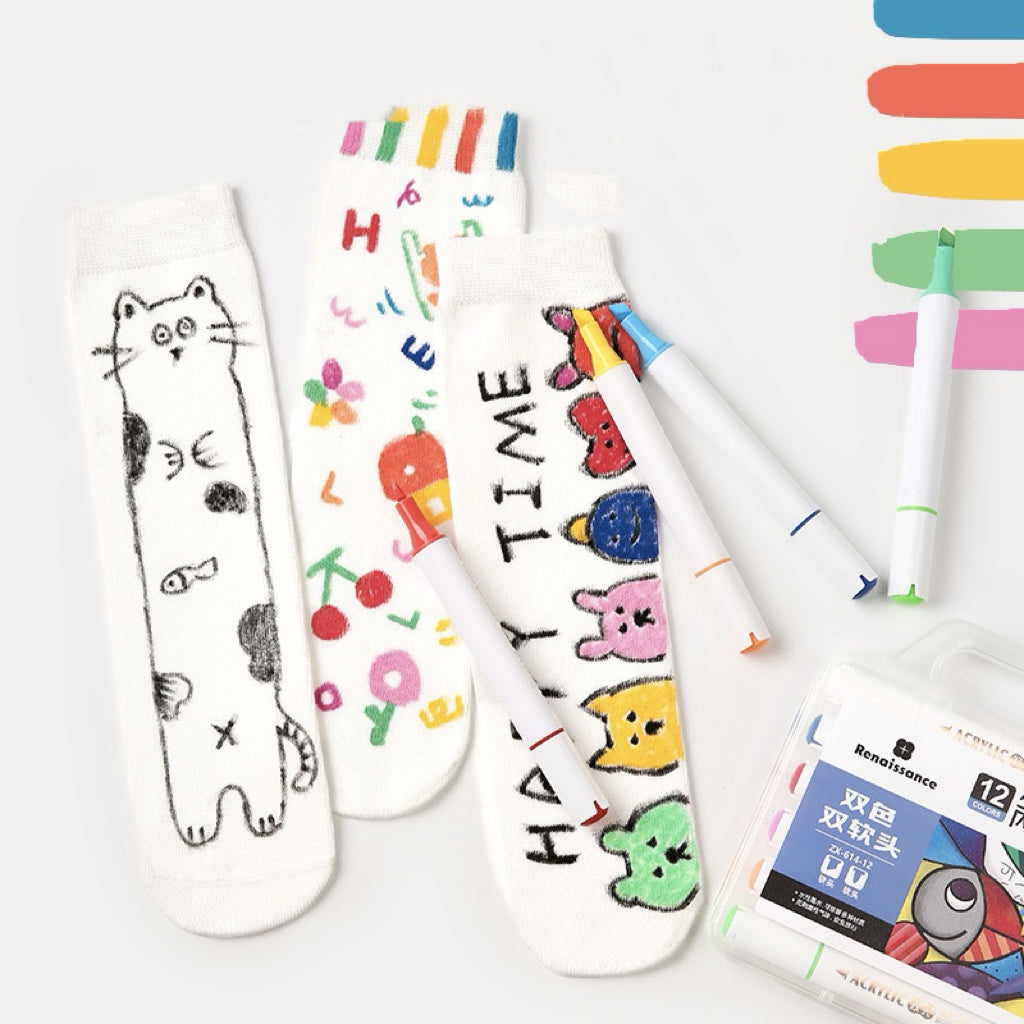 Kids 4-Pack Creative DIY Graffiti Gift Set