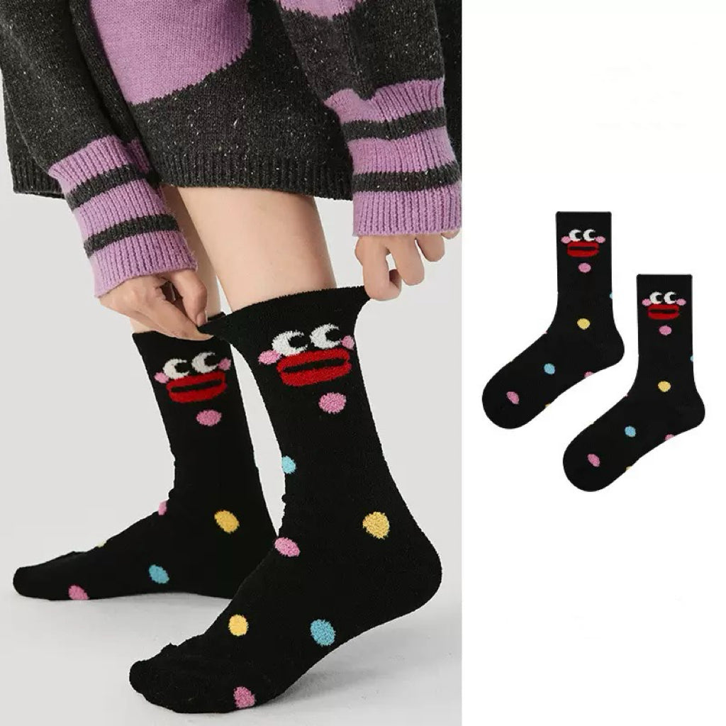 1-Pack Colorful Polka Dot Socks