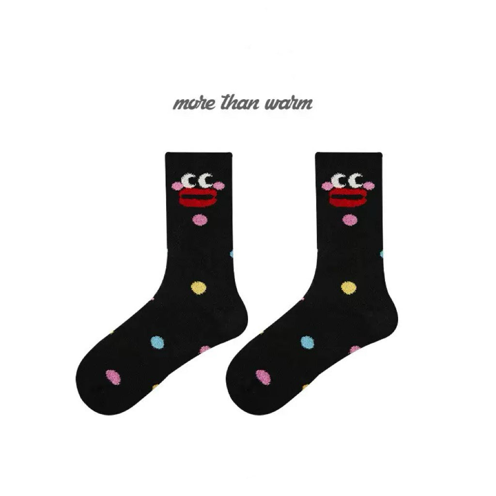 1-Pack Colorful Polka Dot Socks
