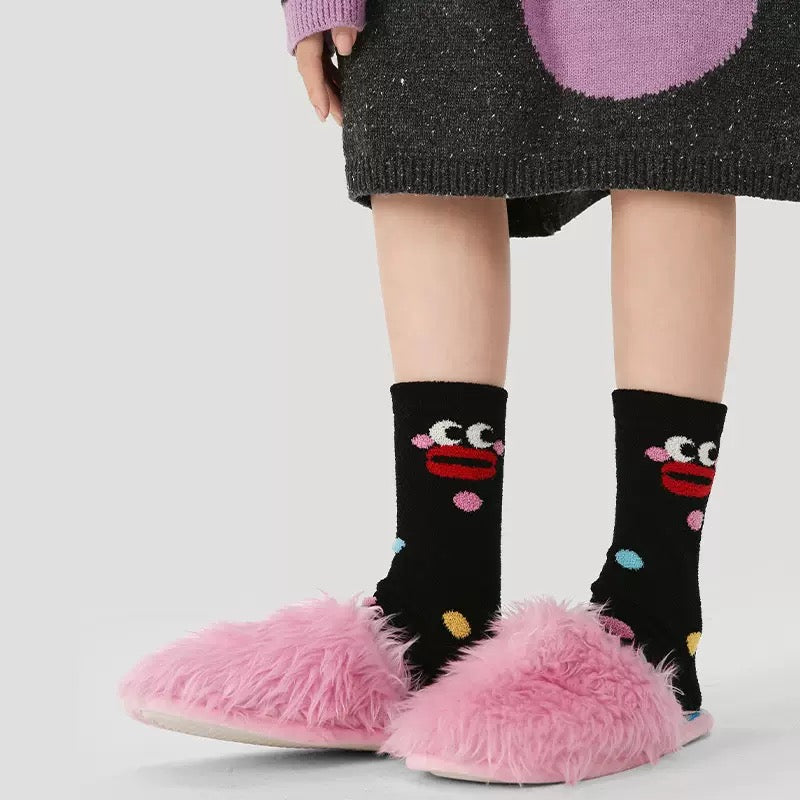 1-Pack Colorful Polka Dot Socks