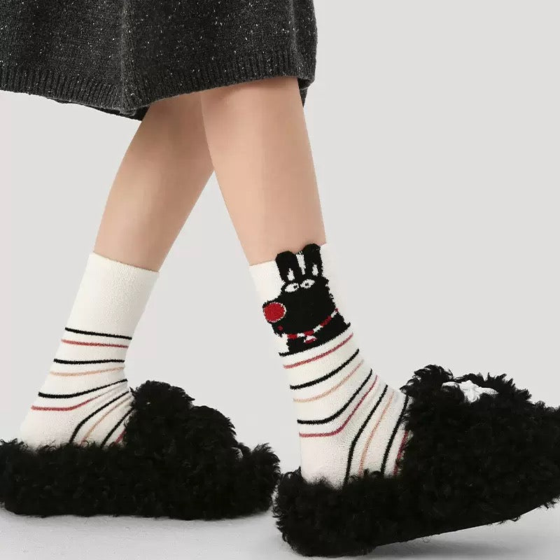 1-Pack Red-Nosed Puppy Socks