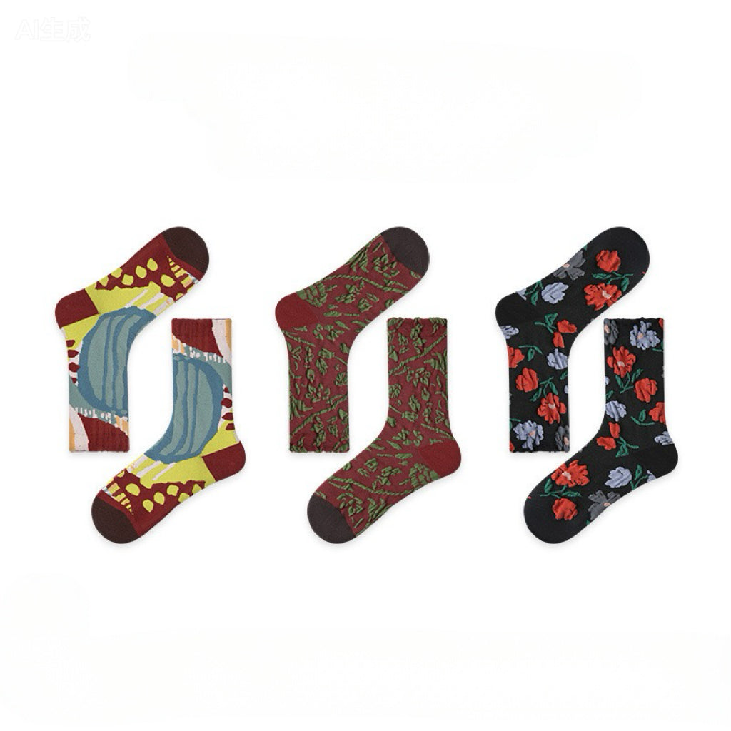 3-Pack Renaissance Socks