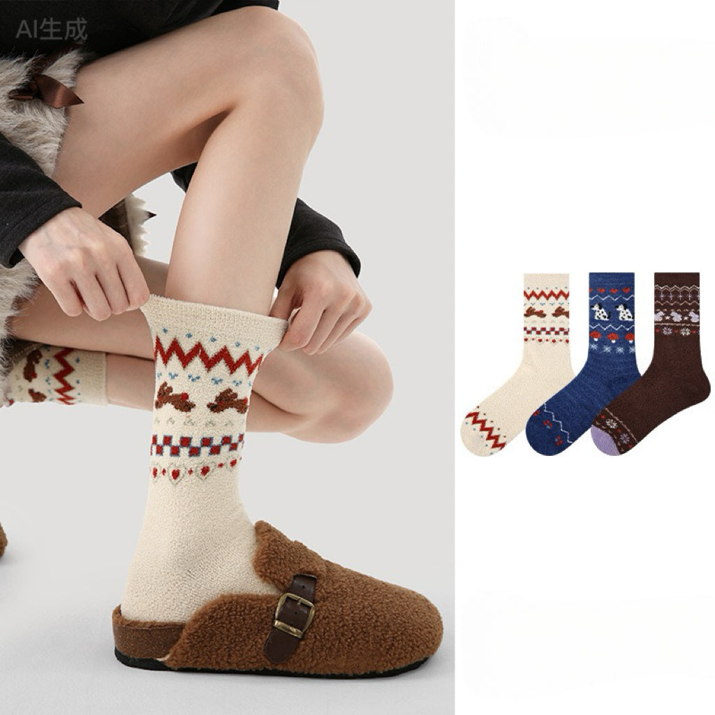 3-Pack Christmas Holiday Socks