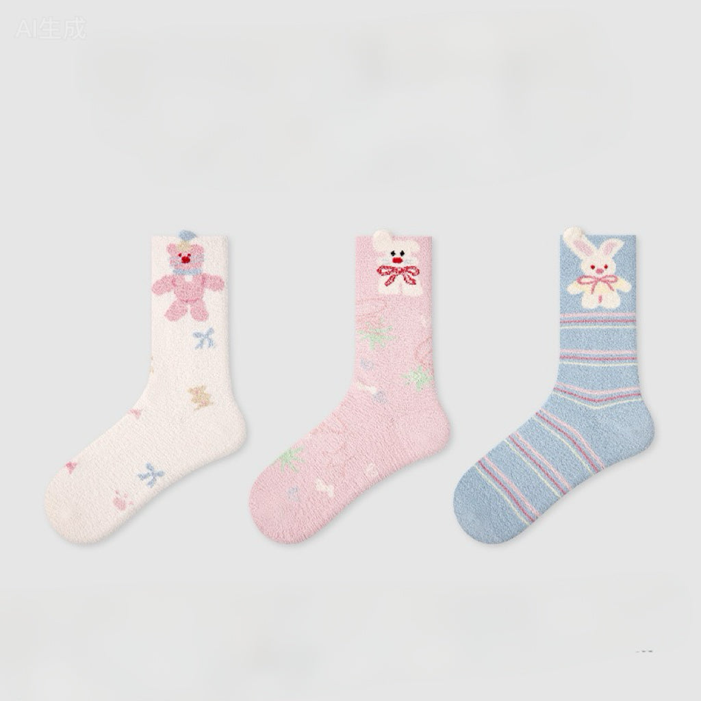 3-Pack Christmas Holiday Socks