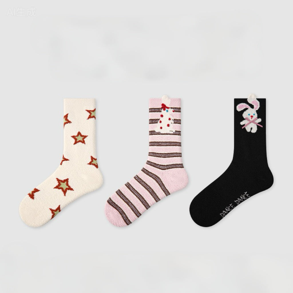 3-Pack Christmas Holiday Socks