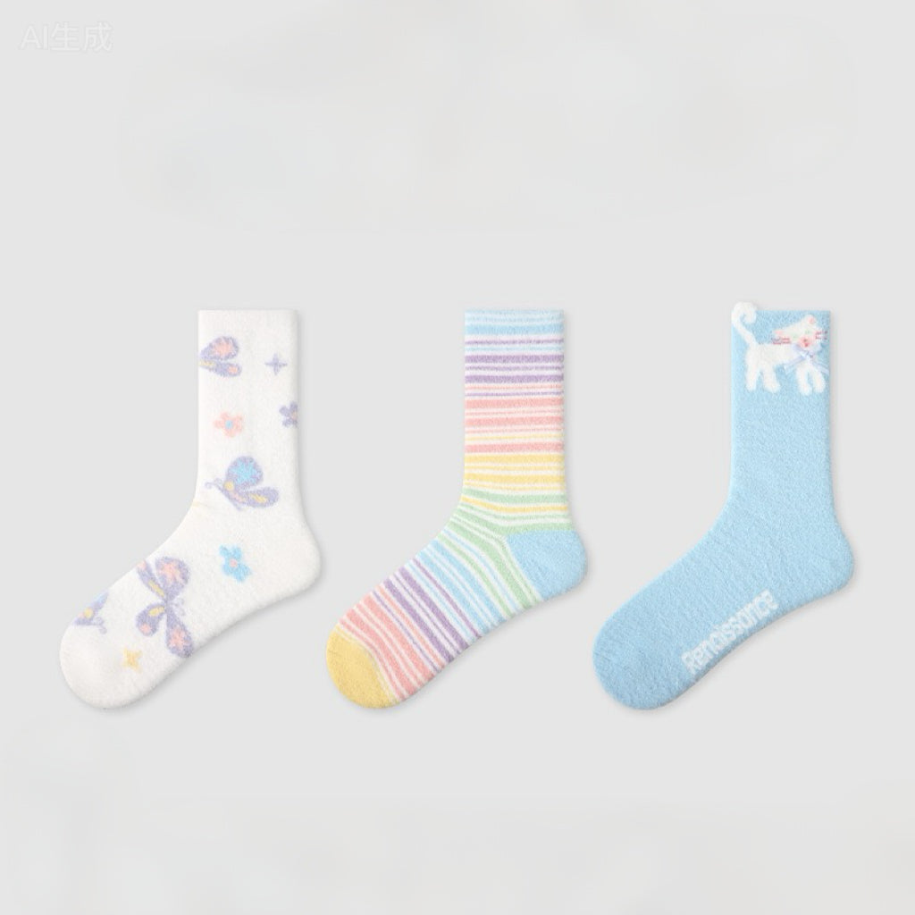 3-Pack Christmas Holiday Socks