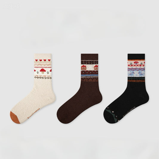 3-Pack Christmas Holiday Socks
