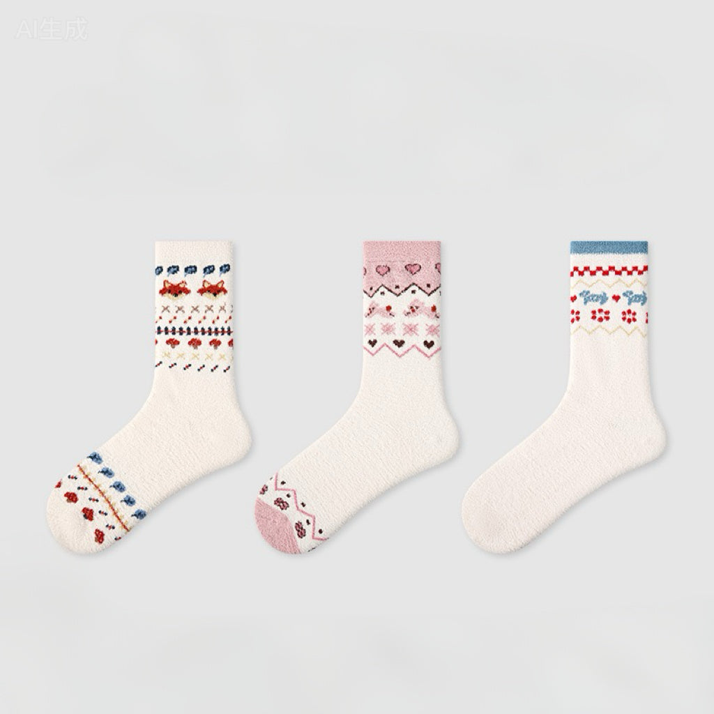 3-Pack Christmas Holiday Socks