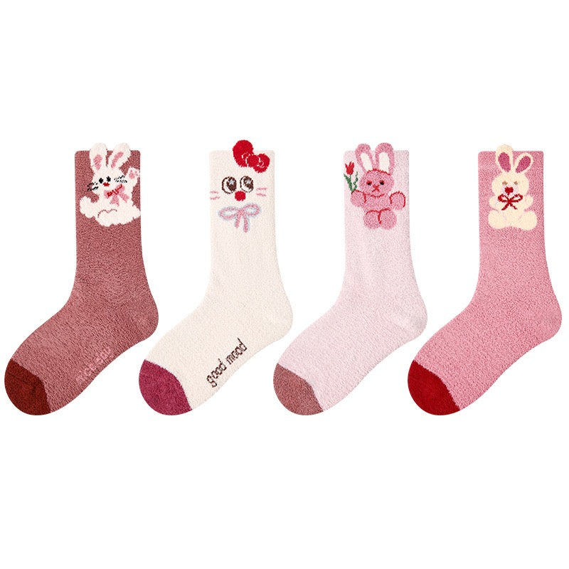 4-Pack Thickened Children's Socks