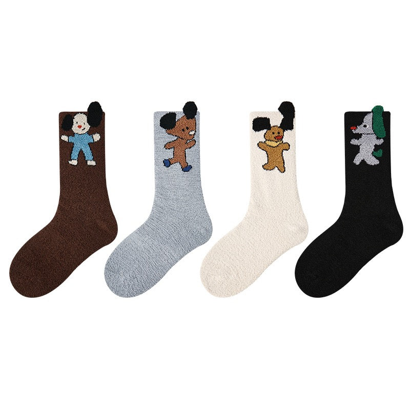 4-Pack Thickened Children's Socks