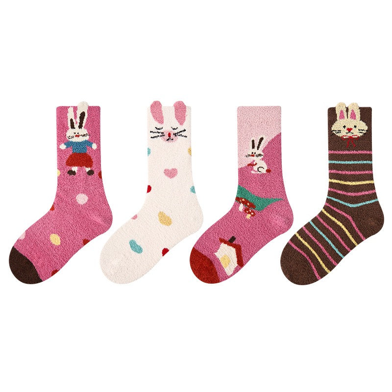 4-Pack Thickened Children's Socks