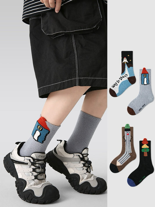 4-Pack Thickened Children's Socks