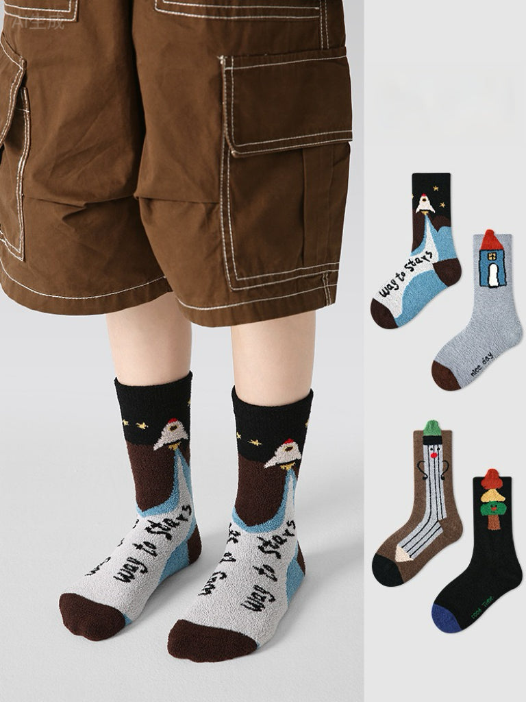 4-Pack Thickened Children's Socks